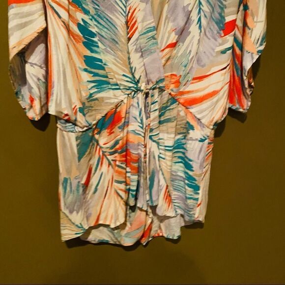 On The Road Tropical Romper Size Large Hawaiian - Picture 10 of 10